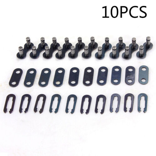 10pcs Bike Bicycle Chain Quick Master Link Joint Connector For 1/2/3 Speed 