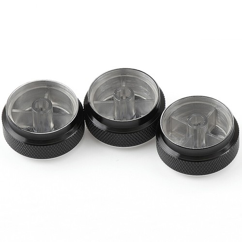 Black 3x Air Conditioning Heat Control Switch AC Knob For Ford Focus MK2 MK3