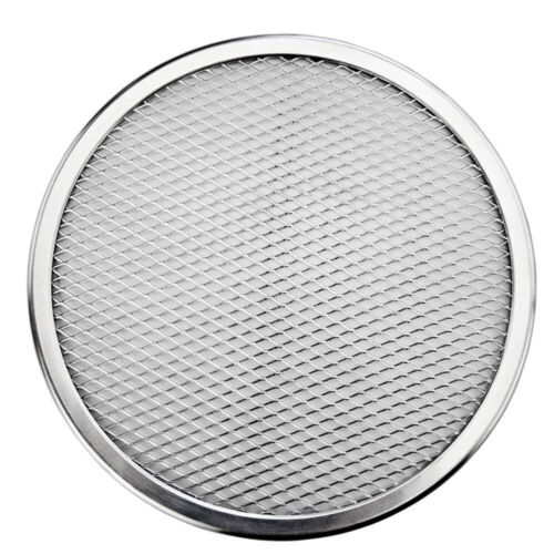 Details about  / Pizza Pan Aluminum Oven Plate Baking Mesh Screen Grill Net Tray 6//7//8//9/'/'