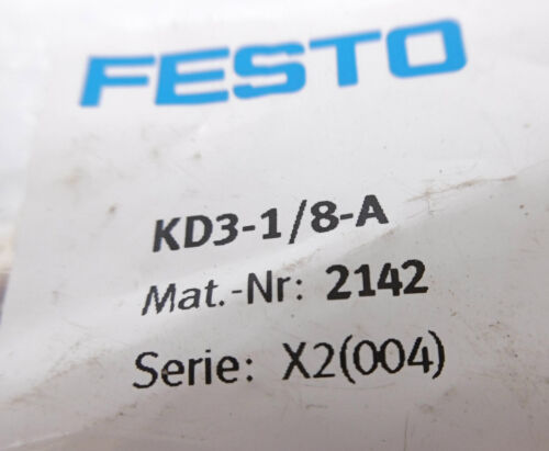 Festo kd3-1//8-a 2142 embrague lata nuevo embalaje original