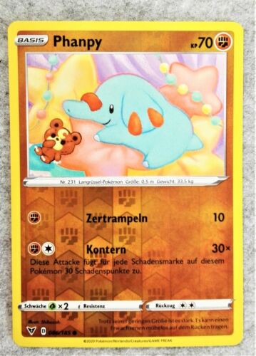 Pokemon Karten 086/185 Reverse Holo Phanpy Farbenschock DE 