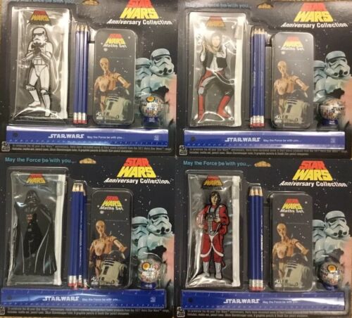 Star Wars Helix 40th Anniversary Stationery Sets Vader Stormtrooper Han Luke MIP 