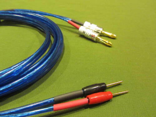 Samurai  14 AWG Wire Speaker Cable 2 Banana Plugs to 2 Pin Banana 4 Ft.