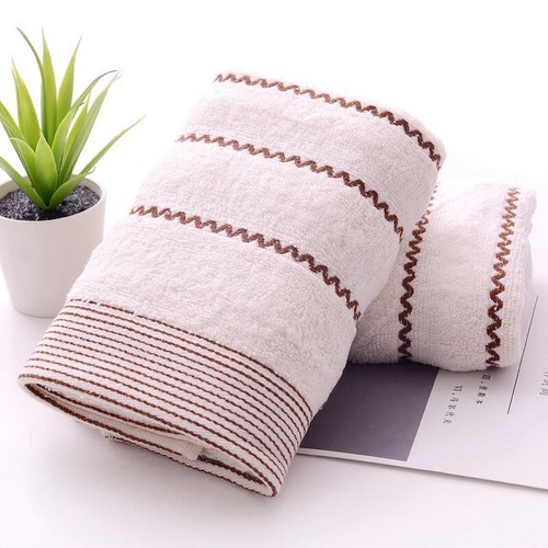 Bath Towel Good Water Absorbtion Shower Towel Soft Comfort Washcloth 34*74cm