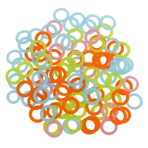 Strickstich Marker Ring, Strickzubehör 200 Stück Strick-Markierringe