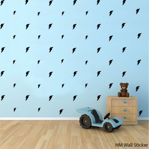87 Lightning Removable wall stickers Vinyl decal kids room or nursery