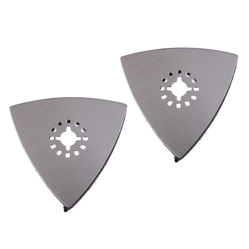 2x Oszillierendes Multi Tool 80mm Dreieckiges Schleif Pad mit