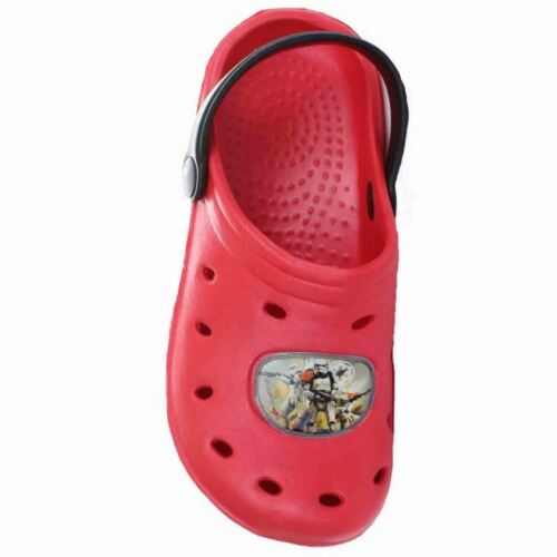 Star Wars Clogs Zapatos para baño sandalias sandalias rojo talla 32/33 