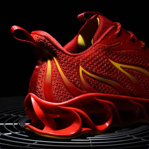 Herren Jogging Fitness Schuhe Flamme Freizeit Sneaker Sport Laufschuh Turnschuhe