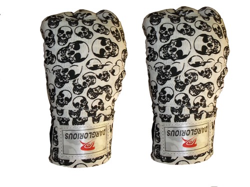 Boxing Hand Wrap Inner Gloves Wrist Protector Bandages Mitts Skull Print