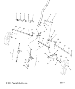 Polaris ASM. PITMAN ARM