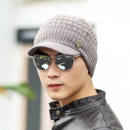 Hommes Chaud Baggy tisser Crochet Hiver Laine Tricoté Ski Baggy Beanie Casquettes Hat Gift