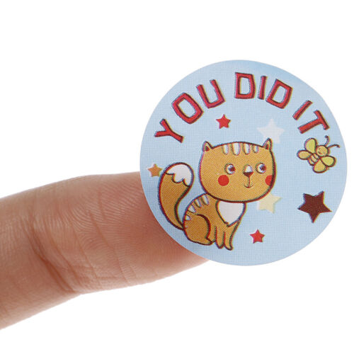 500pcs Reward Stickers Encouragement Sticker Roll for Kids Motivational Stic`XG 