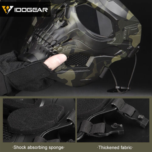 IDOGEAR Tactical Ful Face Mask Skull Mask Cosplay Protective Scary Devil Hunting