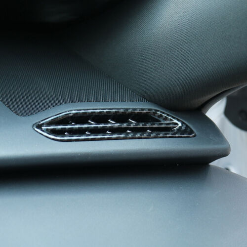 for Lexus UX 2019 ABS Carbon Fiber Front Upper Air AC Vent Outlet Cover Trim