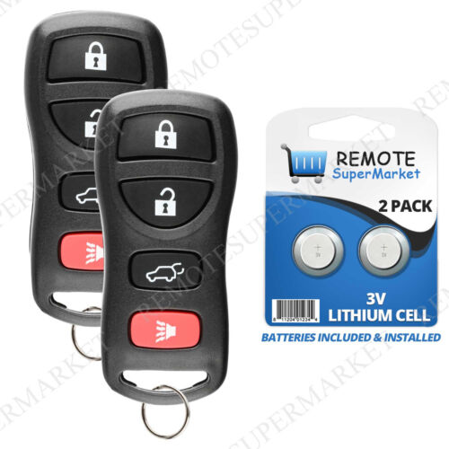 2 Replacement for Infiniti 2002-2006 Q45 2004-2010 QX56 Remote SUV Keyless Fob 