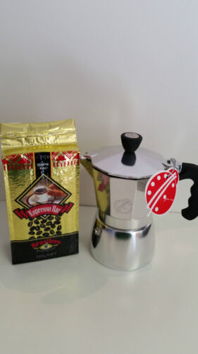 3 CUP Italian Espresso Coffee Maker Pecolator Cafe Mocha