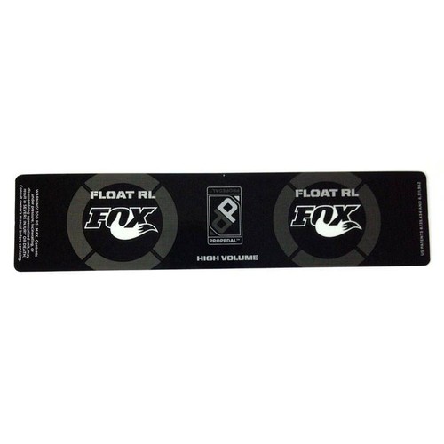 Fox Shox Decal 024-02-295 Rear Shock 2011 FLOAT RPL XV 148mm x 35mm