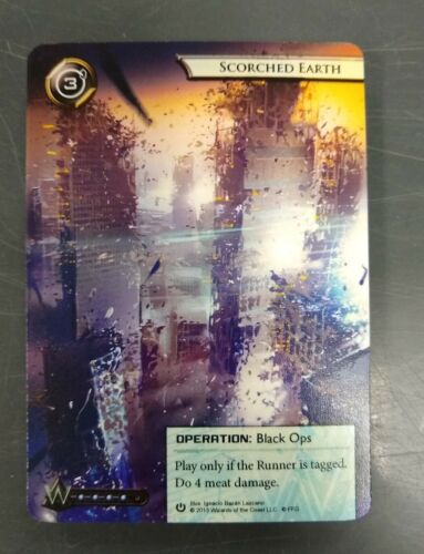 2013 Season 2 Scorched Earth Android Netrunner Promo Card x3 NM