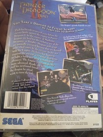 Sega Saturn Panzer Dragon 2 Zwei CD VIDEO GAME