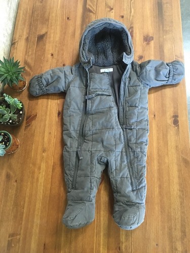Stella-McCartney-for-Baby-Gap-Gray-Fleece-Boy-Unisex-Down-Winter-Snow-Suit