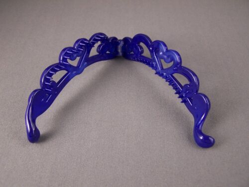 Details about  / Blue Gold set pack of 2 small banana hair clips comb plastic ponytail barrette