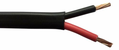 AUTOMOTIVE 12V 24V STRANDED 2 CORE TWIN THIN WALL RED/BLACK AUTO CABLE WIRE 