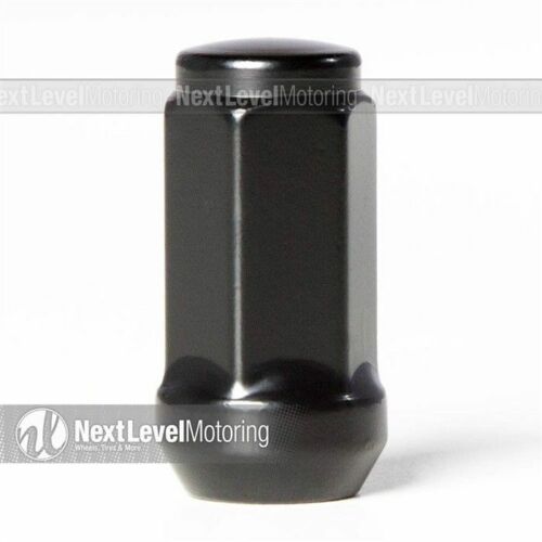 Circuit Performance Black Bulge Acorn Hex Long Lug Nut 14x1.5 20pc 1.75 Tall 