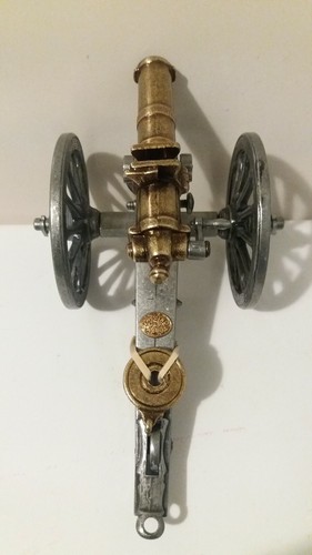 1883 Gatling Gun 7/" Miniature Replica Operating Hand Crank /& Removable Magazine