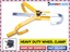 Heavy Duty 13/" 15/" Steel Car Van Wheel Clamp Safety Lock Caravan Trailer 2041