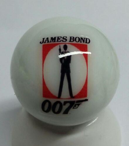 Very Nice James Bond 007 Glass Marble