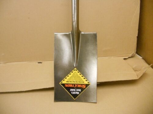 New Structron Shovel w//Porogrip Nonslip Fiberglass Handle /& Tempered Steel Blade
