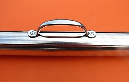 FIRE BATON CASE METAL TUBE CARRIES 1 FIRE TWIRLING BATON TWIRLERS 33/" LENGTH