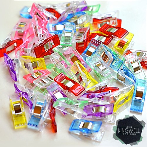 Jen/'s Favorite Binding Clips 50 count Assorted Colors