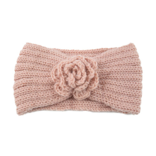 Details about   Women's Camellia Knitted Headband Sport Ear Warm Wide Hair Band Elastic Headwrap 