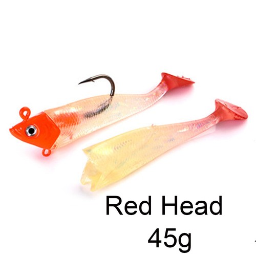Shad sea Crank fly fishing Soft bass Bait worm Minnow Lure Lead Head hook