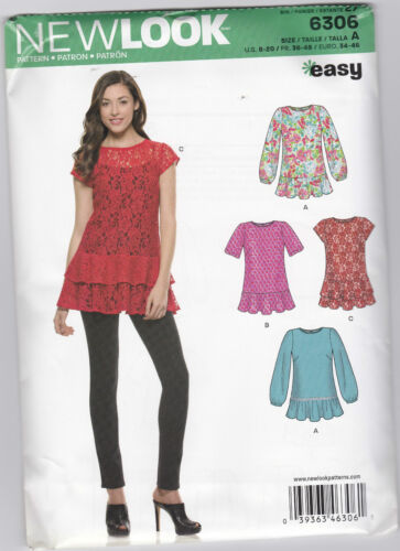 From UK Sewing  Pattern Tops  8-20 Lace US #6306