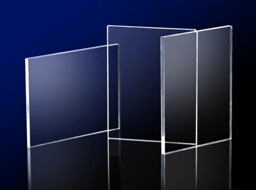 3 mm épais Transparent Cast Acrylique Perspex Feuille Plastique Plexiglass Custom panneaux