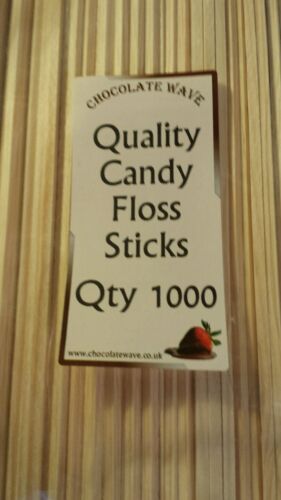 FOODGRADE* TRUSTED UK SELLER Traditonal Candy Floss Sticks x 1000  TOP QUALITY 