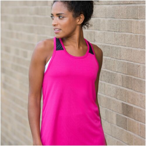 Womens Sports Gym Racer Back Running Vest Fitness Jogging Yoga Singlet Tank Top 