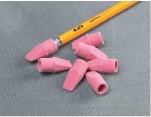 Status Plus  Pencil Tip Cap Top Wedge Eraser 144 Count Box