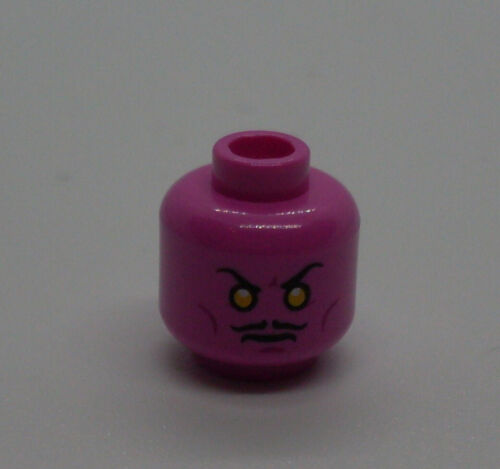 pink 2 Gesichter Dual Figuren Körperteile Head 2 Lego Köpfe rosa Neu 