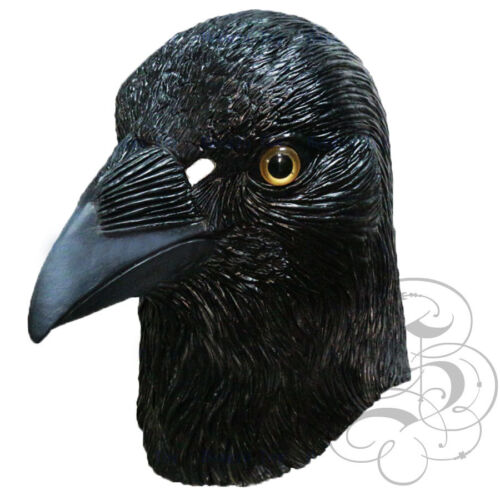 Latex Full Head Animal Realistic Crow Fancy Halloween Horror Dress Up Party Mask