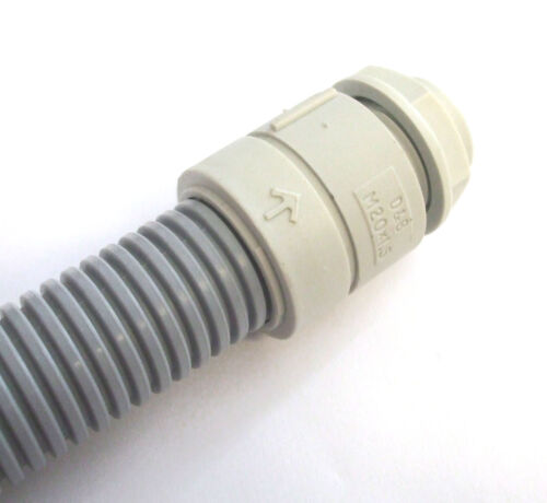 Nylon    ADP020FLEX end fitting 20mm flexible conduit adaptor
