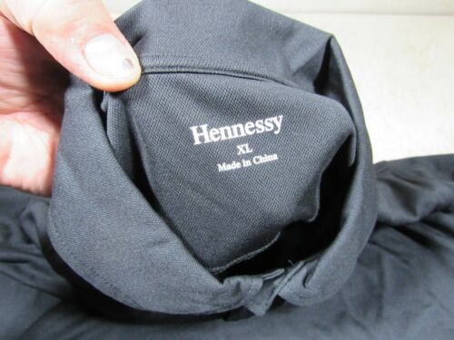 Hennessy Cognac VS Limited Edition Ryan McGinness Black Polo Shirt XL NOS 