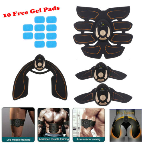 6-Modes Muscle Stimulator Smart Abs Trainer Fitness Abdominal Butt Toning Belts