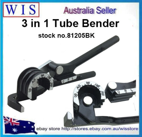 3 in 1 Tube Bender Pipe Curving Pliers for Auto Plumbing Copper Aluminium81205BK 