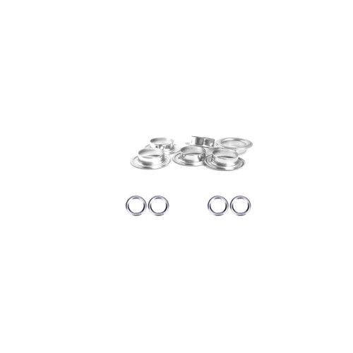 100pcs Brass Eyelets Grommets with Washers for Leather Craft Repair DIY 8mm