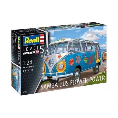 Revell VW T1 Samba Bus Flower Power 1:24 Revell 07050