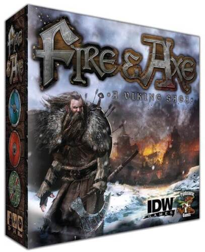 Board Game #NEW IDW Games FIRE & AXE: A Viking Saga 